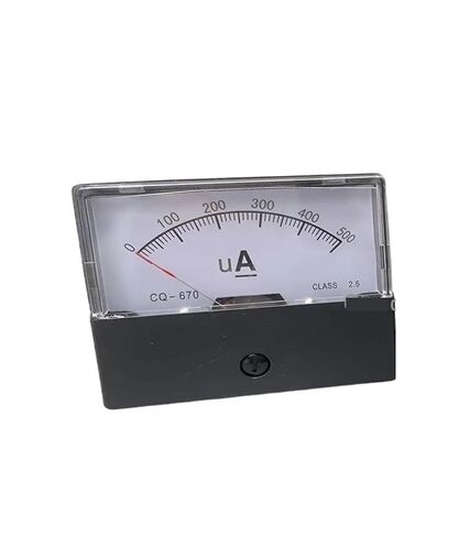 DC Analog Microammeter Panel Ampere Meter Current Meter Current Tester DC 50uA 100uA 200uA 300uA 500uA 1000uA(50UA) in Kuwait