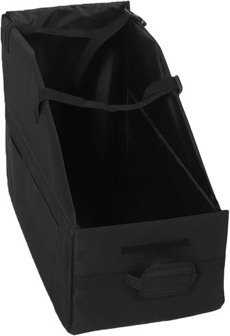 Alomejor Folding Bike Organizer Oxford Fabric Storage Box with Buckle Straps and Dust Cover Quick Fold Bike Transport Bag for Car Trunk Home Garage for in Kuwait