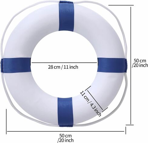Premium Swimming Life Ring – 20 Inch Durable Pool Float for Adults & Kids, Ultimate Water Safety Gear in Kuwait