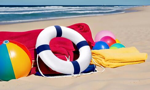 Premium Swimming Life Ring – 20 Inch Durable Pool Float for Adults & Kids, Ultimate Water Safety Gear in Kuwait