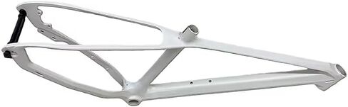 27.5 Inch Mountain Bike Frame, Magnesium Alloy Bicycle Frame in White, DIY Compatible in Kuwait