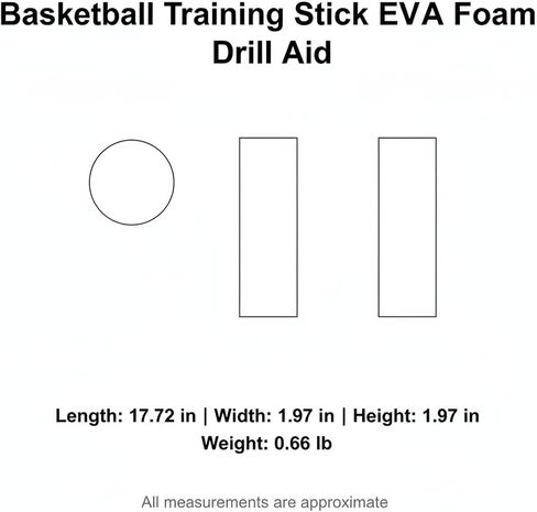 Basketball Training Stick EVA Foam Drill Aid for Shooting and Ball Handling Practice (1 PC) in Saudi Arabia