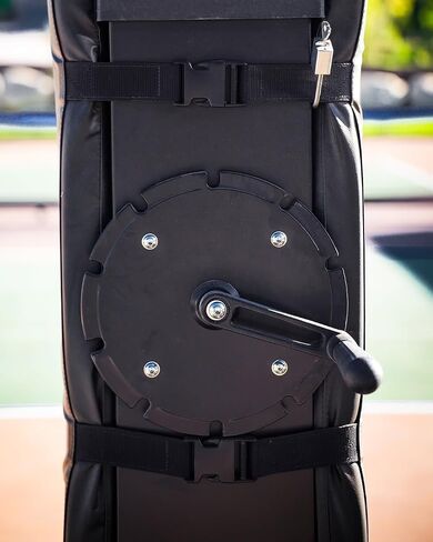 Dominator Black 72" In ground Basketball Hoops Outdoor - 72" Backboard w/ 4' Overhang - NBA/NCAA Regulation Adjustable Basketball Goal - Adjusts from 7'-10' Made of Heavy Duty Rust Proof Aluminum in Saudi Arabia