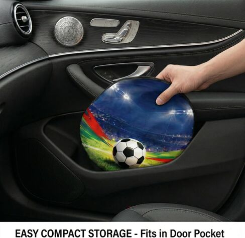 Soccer Windshield Sun Shade for MINI Roadster 2012 2013 2014 2015, Double Layer Heat Blocker, Premium Oxford Fabric UV Protector, 55.1 x 31.5 Inch in Saudi Arabia