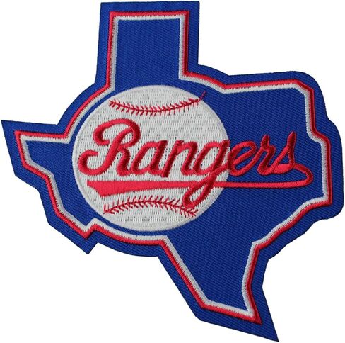 Texas Rangers Throwback Primary Team Logo Patch (1984-1993) in Saudi Arabia