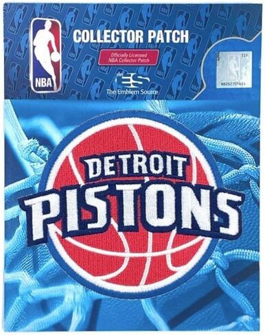 Detroit Pistons Primary Logo Patch in Saudi Arabia