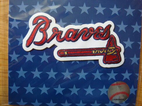 Football Fanatics Atlanta Braves Embroidered Emblem Patch – 4" in Saudi Arabia