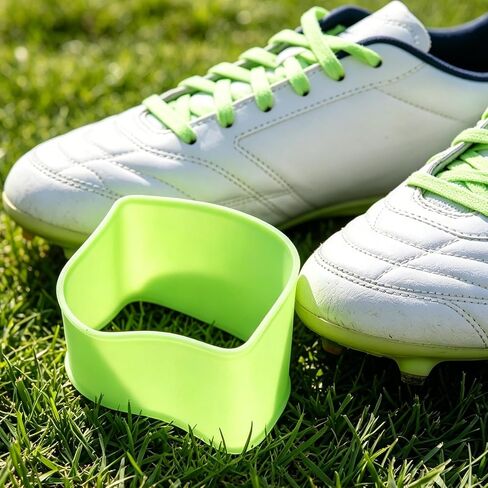 ibasenice 1 Pair Silicone Lace Bands for Soccer Cleats, Lace Cover, Sports Shoe Accessories for Adult Athletic Cleats, Adults Shoelace Rubber Cover (Green) in Saudi Arabia
