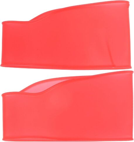 ibasenice 1 Pair Silicone Lace Bands for Soccer Cleats, Lace Cover, Sports Shoe Accessories for Adult Athletic Cleats, Adults Shoelace Rubber Cover (Red) in Saudi Arabia
