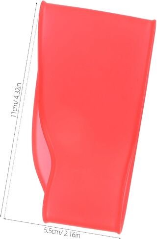 ibasenice 1 Pair Silicone Lace Bands for Soccer Cleats, Lace Cover, Sports Shoe Accessories for Adult Athletic Cleats, Adults Shoelace Rubber Cover (Red) in Saudi Arabia