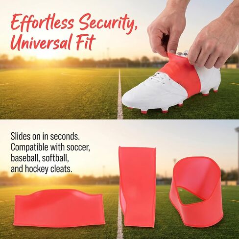 ibasenice 1 Pair Silicone Lace Bands for Soccer Cleats, Lace Cover, Sports Shoe Accessories for Adult Athletic Cleats, Adults Shoelace Rubber Cover (Red) in Saudi Arabia