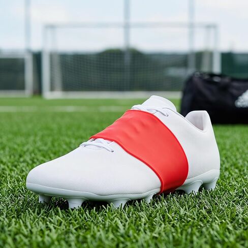 ibasenice 1 Pair Silicone Lace Bands for Soccer Cleats, Lace Cover, Sports Shoe Accessories for Adult Athletic Cleats, Adults Shoelace Rubber Cover (Red) in Saudi Arabia