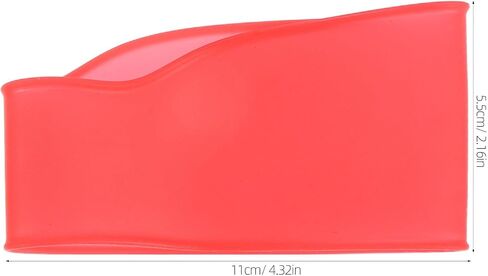 ibasenice 1 Pair Silicone Lace Bands for Soccer Cleats, Lace Cover, Sports Shoe Accessories for Adult Athletic Cleats, Adults Shoelace Rubber Cover (Red) in Saudi Arabia