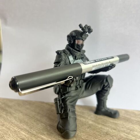 3D Printed Tactical Soldier Pen Holder, Military Figurine Desktop Organizer, Kneeling Special Forces Statue in Saudi Arabia