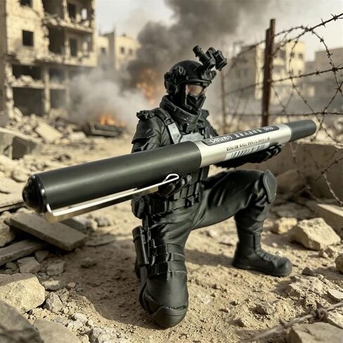 3D Printed Special Forces Pen Holder, SWAT Soldier Figurine Pen Stand, Military Tactical Desktop Organizer in Saudi Arabia