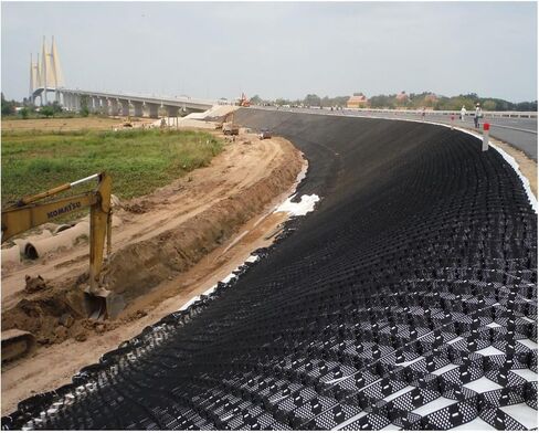 Shed Base Plastic Grid,Heavy Duty HDPE Permeable Ground Grid - Driveway, Slope & Erosion Control ，Available in Sizes(2m x 7m (6.5ft x 23ft)) in Kuwait