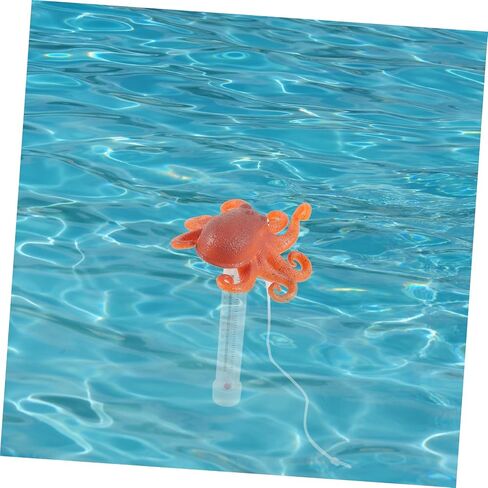 Milisten Pool Water Thermometer Floating Thermometer Temperature Probe for Swimming Pools Hot Tubs Bathtubs Ponds Turtle Design in Kuwait
