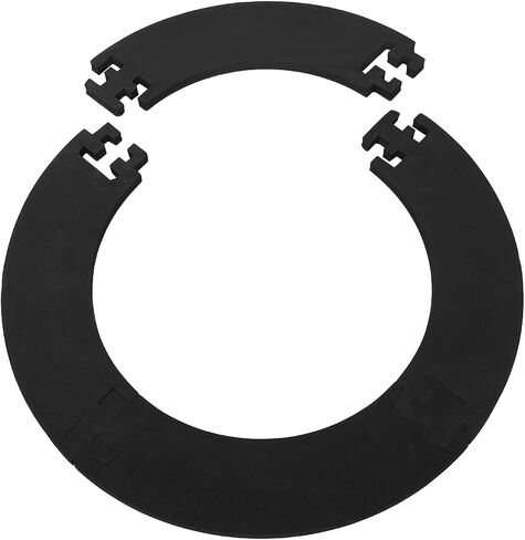 Milisten Dartboard Wall Protector Eva Surround Ring 4-Segment 2cm Thick Black 680mm Outer Diameter 450mm Inner Diameter Steel Tip Dartboard Accessory for Game Room in Kuwait