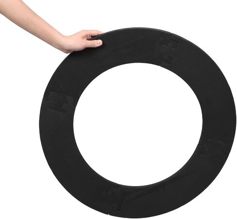 Milisten Dartboard Wall Protector Eva Surround Ring 4-Segment 2cm Thick Black 680mm Outer Diameter 450mm Inner Diameter Steel Tip Dartboard Accessory for Game Room in Kuwait