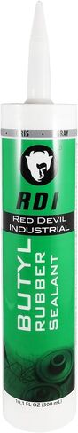 Red Devil 0697GI RD Pro Butyl Rubber Sealant – High-Performance Industrial-Grade Sealant for Outdoor & Below-Grade Applications, Paintable, Excellent Adhesion, 10.1 oz Cartridge, Gray in Kuwait