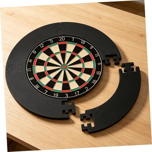 LALAFINA Dartboard Surround Ring Eva Wall Protector 4-Segment 680x450mm Thick 2cm Professional Dartboard Edge Shield for Game Room and Beginners in Kuwait