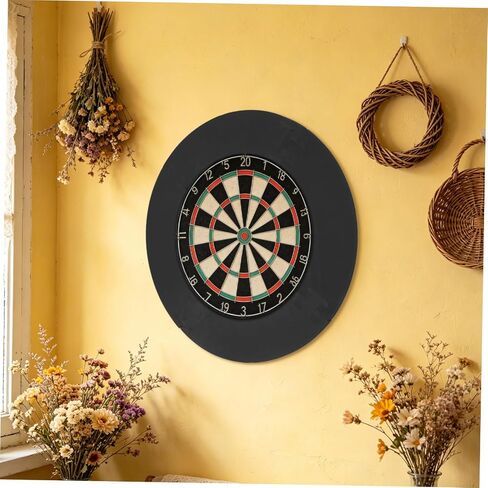 LALAFINA Dartboard Surround Ring Eva Wall Protector 4-Segment 680x450mm Thick 2cm Professional Dartboard Edge Shield for Game Room and Beginners in Kuwait