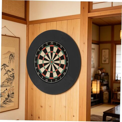 Dartboard Backboard Wall Protector Eva Surround Ring 4-Segment 680x450mm Thick 2cm Shock Absorption Dart Board Edge Guard for Home and Game Room in Kuwait