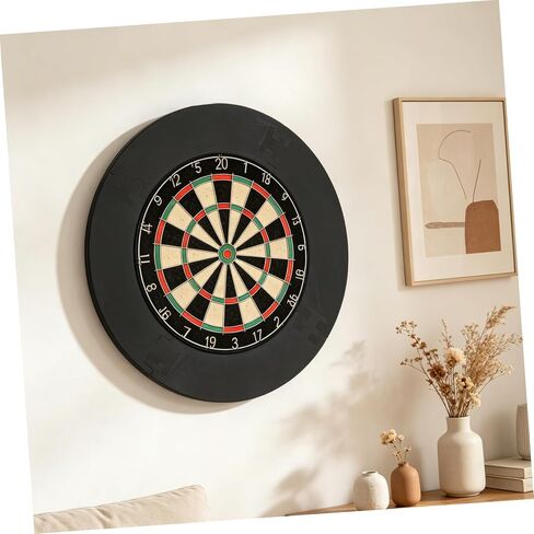 Dartboard Backboard Wall Protector Eva Surround Ring 4-Segment 680x450mm Thick 2cm Shock Absorption Dart Board Edge Guard for Home and Game Room in Kuwait