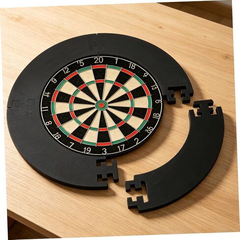 Eva Dartboard Wall Guard with Shock Absorption and Impact Absorption for Game Room and Garage Dart Games, Black Dartboard Surround Ring Protector for Renters and Starters in Kuwait