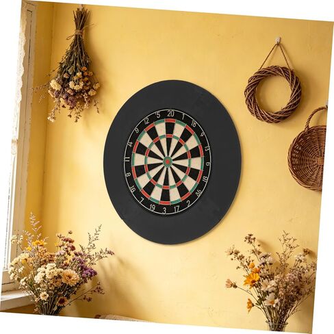 Eva Dartboard Wall Guard with Shock Absorption and Impact Absorption for Game Room and Garage Dart Games, Black Dartboard Surround Ring Protector for Renters and Starters in Kuwait