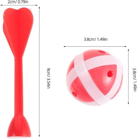 1 Set Sticky Balls for Fabric Dart Board - Toss Game Colorful Hook and Loop Balls - Indoor Sport Toys for Birthday, Holiday, and Party Play in Kuwait