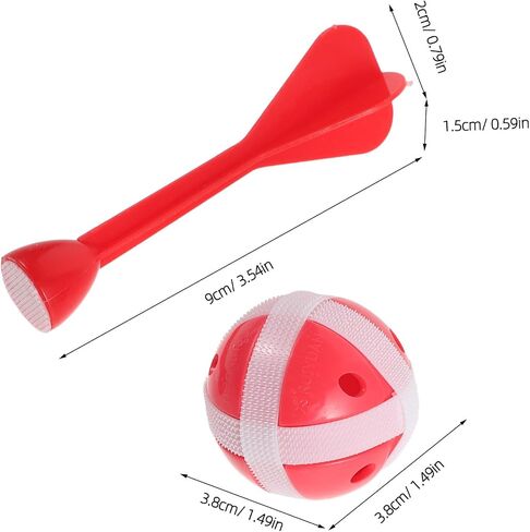 1 Set Sticky Balls for Fabric Dart Board - Toss Game Colorful Hook and Loop Balls - Indoor Sport Toys for Birthday, Holiday, and Party Play in Kuwait