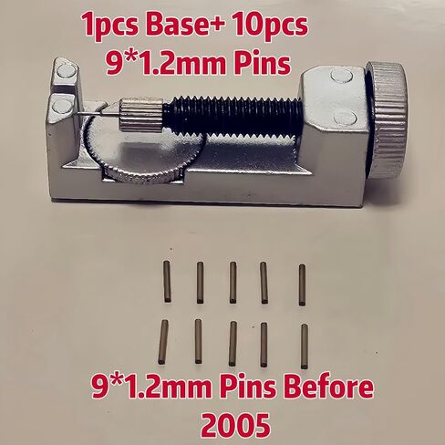 Lighter Hinge Pin Removal Tool – Compatible with Zippo Before 2005 – Includes 9×1.2mm Pins, Precision Repair Base & Spare Pins for Easy Replacement in Kuwait