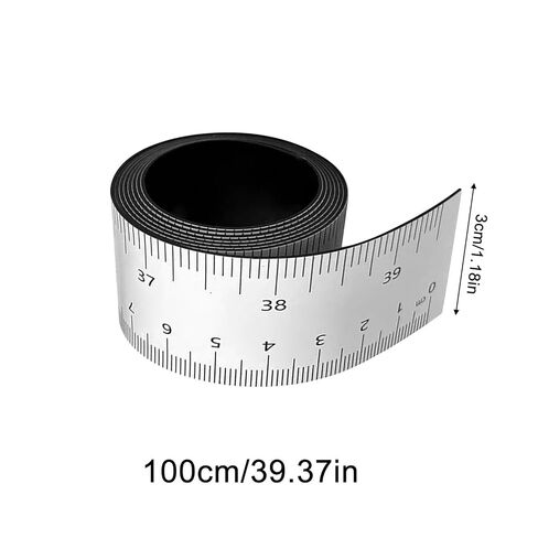 39.37-Inch Magnetic Ruler Tape with Inches and Centimeters Measuring, for Whiteboard Lathes Workshops Woodwor in Saudi Arabia