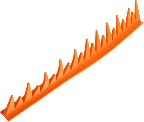 Motorcycle Fin Decoration Easy to Install Ornament for Enhanced Style Compatible Brands Eye-catching Silicone Design Fluorescent Orange in Kuwait