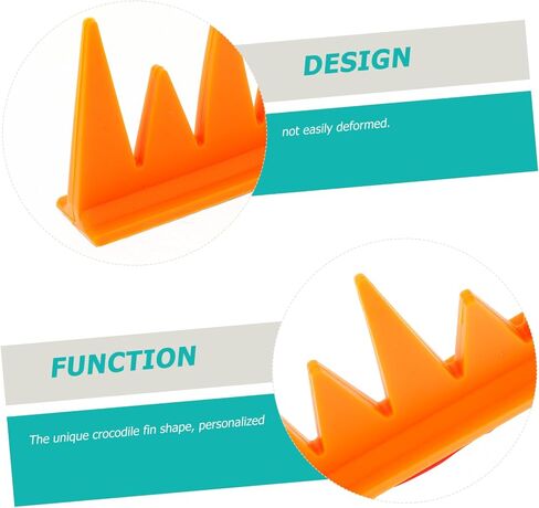 Motorcycle Fin Decoration Easy to Install Ornament for Enhanced Style Compatible Brands Eye-catching Silicone Design Fluorescent Orange in Kuwait