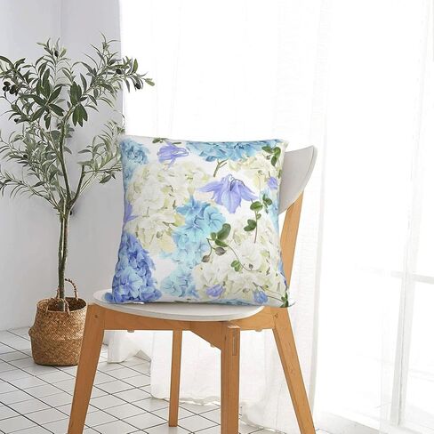 Pillowcase Hydrangea Chair Cushion Cover Can't Afford The Ball Square Cushion Cover in Kuwait