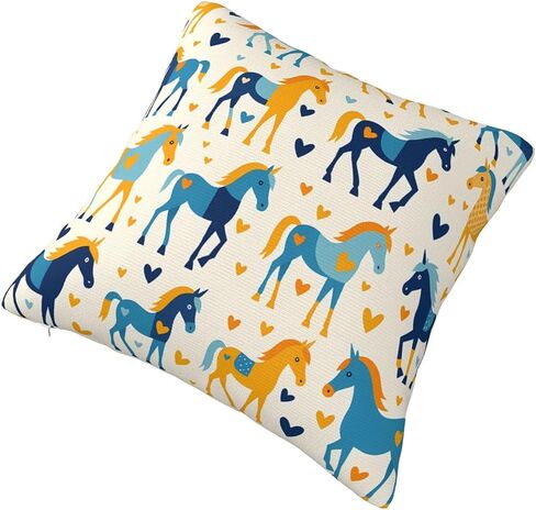 Pillowcase Love Pony Chair Cushion Cover Can't Afford The Ball Square Cushion Cover in Kuwait