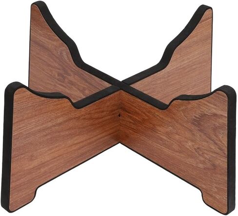 Tongue Drum Stand for Hand Pans – Wooden Display Bracket with EVA Foam Cushion, Stable Support Holder for 6-14 Inch Tongue Drums(L) in Kuwait