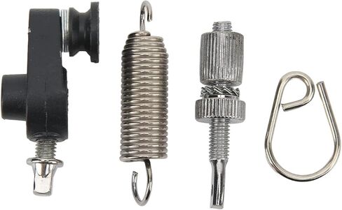 Drum Pedal Spring Hook Set with Tensioner | Strong Metal Construction | Easy Assemble Bass Drum Accessories | Replacement for Drum Kit Parts in Kuwait