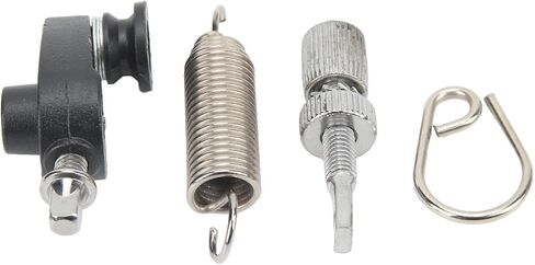 Drum Pedal Spring Hook Set with Tensioner | Strong Metal Construction | Easy Assemble Bass Drum Accessories | Replacement for Drum Kit Parts in Kuwait