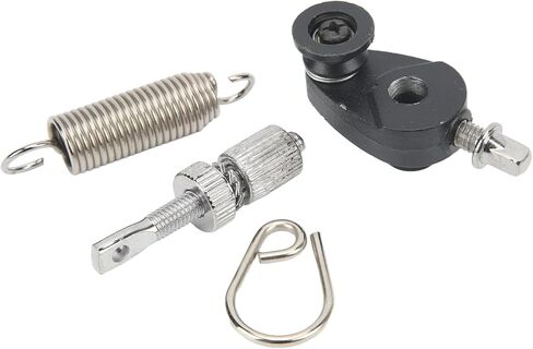 Drum Pedal Spring Hook Set with Tensioner | Strong Metal Construction | Easy Assemble Bass Drum Accessories | Replacement for Drum Kit Parts in Kuwait
