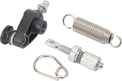 Drum Pedal Spring Hook Set with Tensioner | Strong Metal Construction | Easy Assemble Bass Drum Accessories | Replacement for Drum Kit Parts in Kuwait