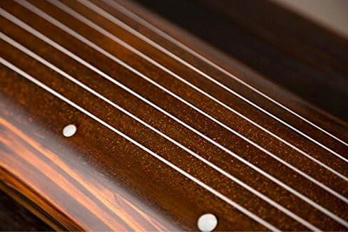OrientalMusicSanctuary 枯木龙吟 (نحيب التنين على شجرة ذابلة) شجرة التنوب Guqin المستصلحة ذات القرن القديم لفناني الأداء المتقدمين - آلة القانون الصينية المكونة من 7 أوتار in Kuwait