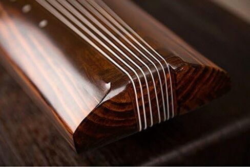 OrientalMusicSanctuary 枯木龙吟 (نحيب التنين على شجرة ذابلة) شجرة التنوب Guqin المستصلحة ذات القرن القديم لفناني الأداء المتقدمين - آلة القانون الصينية المكونة من 7 أوتار in Kuwait