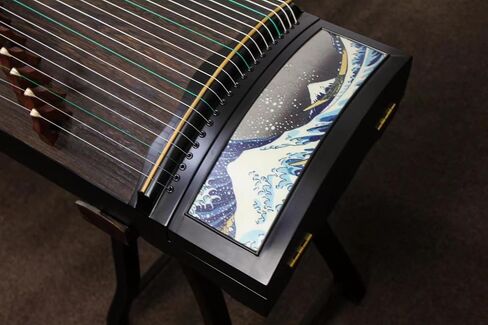 LANDTOM Selected Professional Level Ebony Guzheng (163cm) for Adults/Children/Senior/Intermediate/Beginner in Kuwait