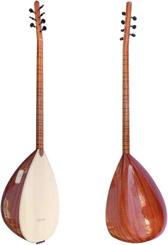 التركية المهنية طويلة الرقبة الماهوجني Baglama Saz للبيع OSL-201 in Kuwait