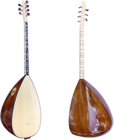 Turkish Quality Short Neck Mulberry Baglama Saz For Sale ASK-306 in Kuwait