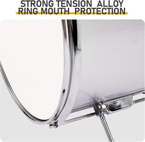 14 inch x 10 inch 5 Piece Junior Kids Drum Set Kit with Pedal Drum Stick Wrench Drum Stool Silver Complete Beginner Musical Instrument Percussion Bundle in Kuwait