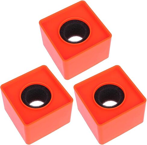 3pcs Bright Colored Cube Microphone Flag Station Made of Sturdy Plastic, Universal Fit and Reusable Mic Logo Flags for Tv Station, Host Cosplay, Podcast Broadcasting, and Live in Kuwait